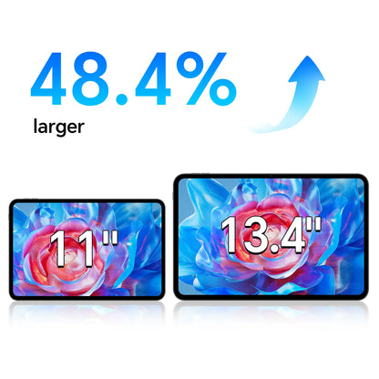Teclast T65 13.4 Inches 2K 120Hz Screen Unisoc T7280 Octa Core Max 26G RAM 128GB ROM 8000mAh Battery Android 16 Tablets Dual SIM