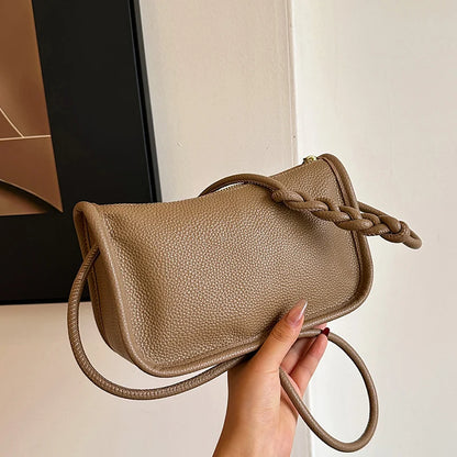 100%Real Cowhide Genuine Leather Sac Fashion Women Crossbody Bags For Ladies New High Capacity Shoulder Bag Handbag Female Purse