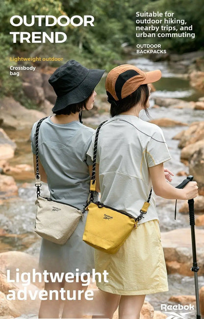 REEBOK Korean Outdoor Lightweight Crossbody Shoulder Bags Women Men Casual Small Messenger Sling Bags Lady Phone Bucket Bag