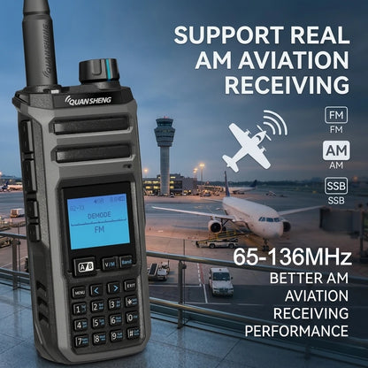 Quansheng Original Tk11 (5)  27 Mhz Walkie Talkie Handheld 10W Frequency Wireless Am Fm Ham