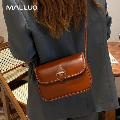 Female Cowhide Luxury Designer Handbags Women's Natural Cow Leather Shoulder Bag Ladies Fashion Small Square Crossbody Bags New
