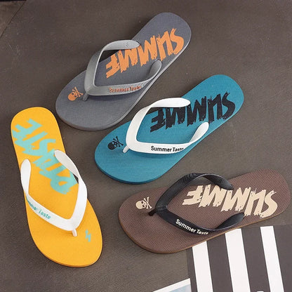 Flip Flops Slippers Men Summer Anti-skid Outdoor Casual Light Beach Sandals Household Slipper Students Slides Pantuflas Hombre