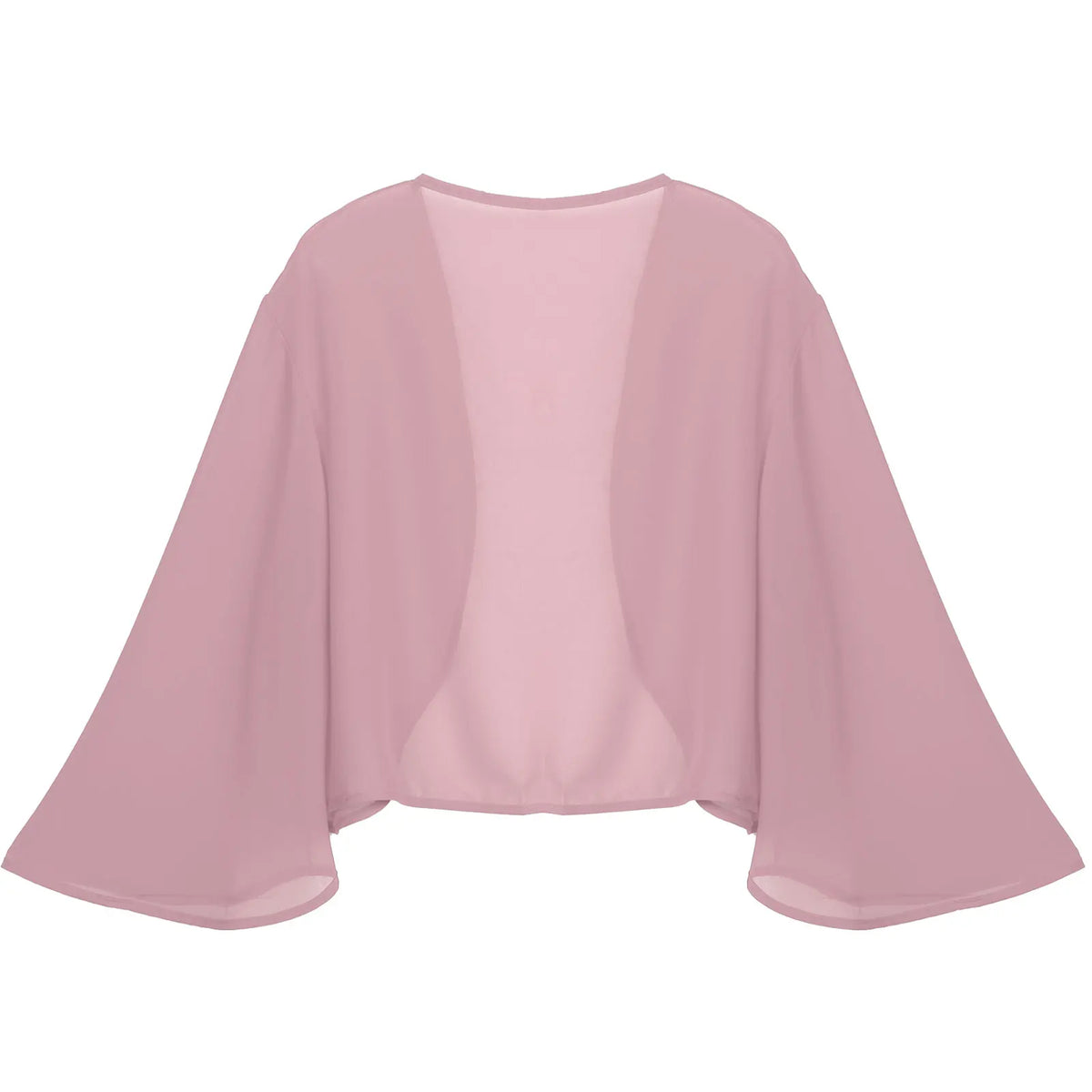 Womens 3/4 Sleeve Chiffon Cardigan Bolero Jacket Summer Elegant Wedding Party Bridal Dress Cover Ups Wraps Shawls Shrug