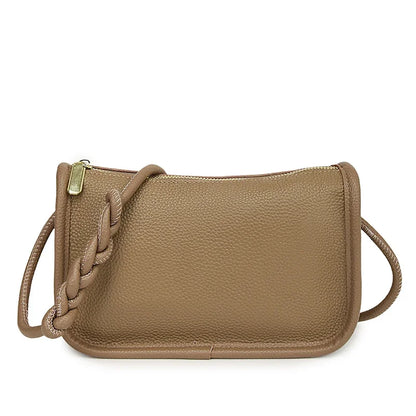 100%Real Cowhide Genuine Leather Sac Fashion Women Crossbody Bags For Ladies New High Capacity Shoulder Bag Handbag Female Purse