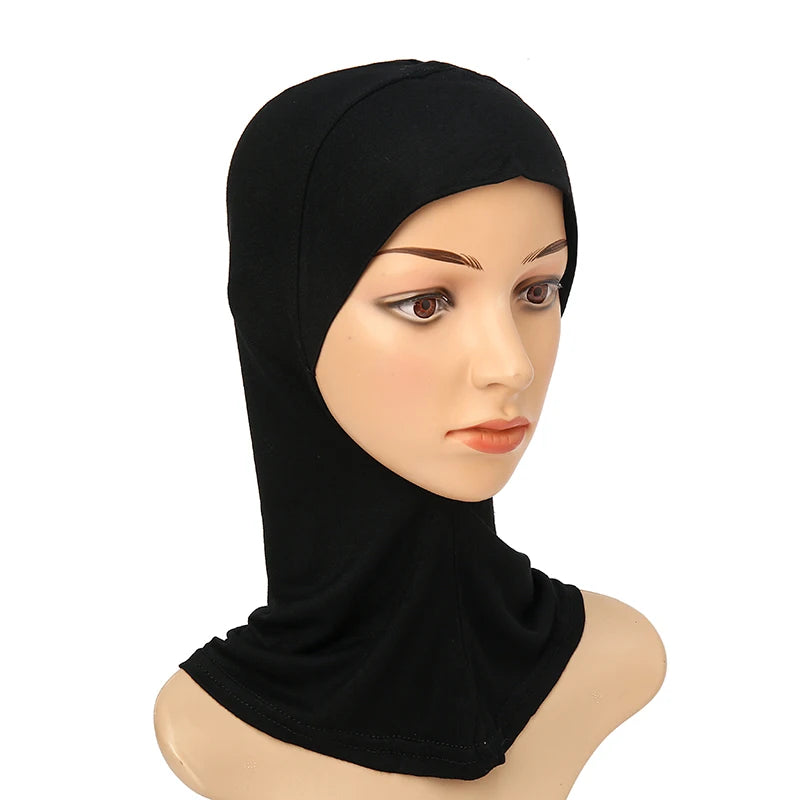 Underscarf Inner Cap Bone Bonnet Hijab Turban Modal Stretch Full Cover Neck Muslim Women Ninja Hat Headscarf Wrap Islamic Amira