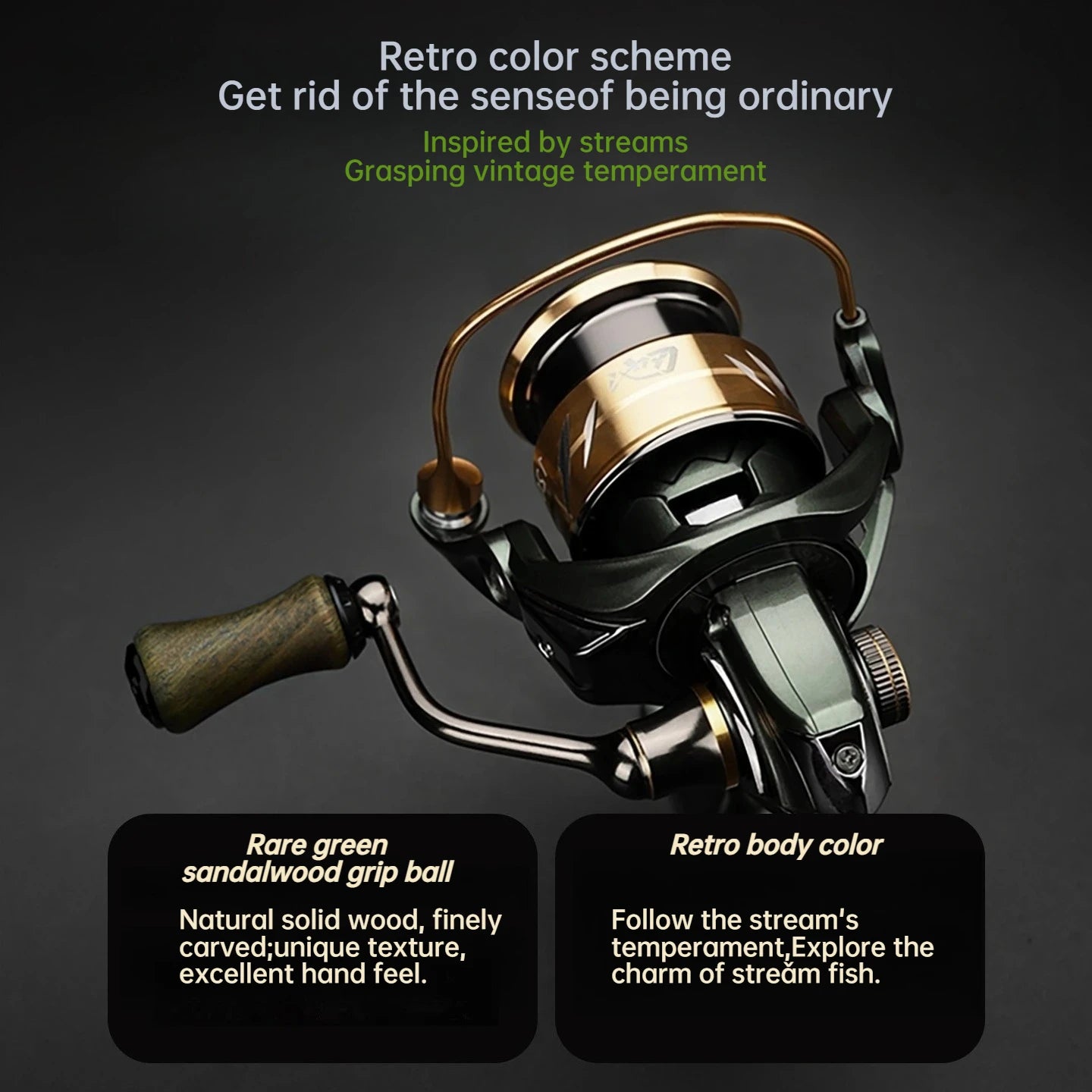 Ultralight Carbon Spinning Reel 1000S–1200S 5.2:1 Gear Ratio 9kg Max Drag  Micro Lure Fishing Reel for Freshwater   Saltwater