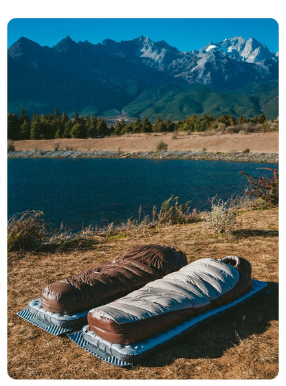 Naturehike Snowbird Mummy Sleeping Bag SP400/SP550/SP700/SP1000 for Outdoor Hiking Travel Winter Warm Duck Down Sleeping Bag