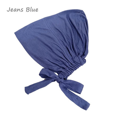 New Soft Modal Muslim Turban Hat Inner Hijab Caps Islamic Underscarf Bonnet India Hats Female Headwrap Turbante Mujer