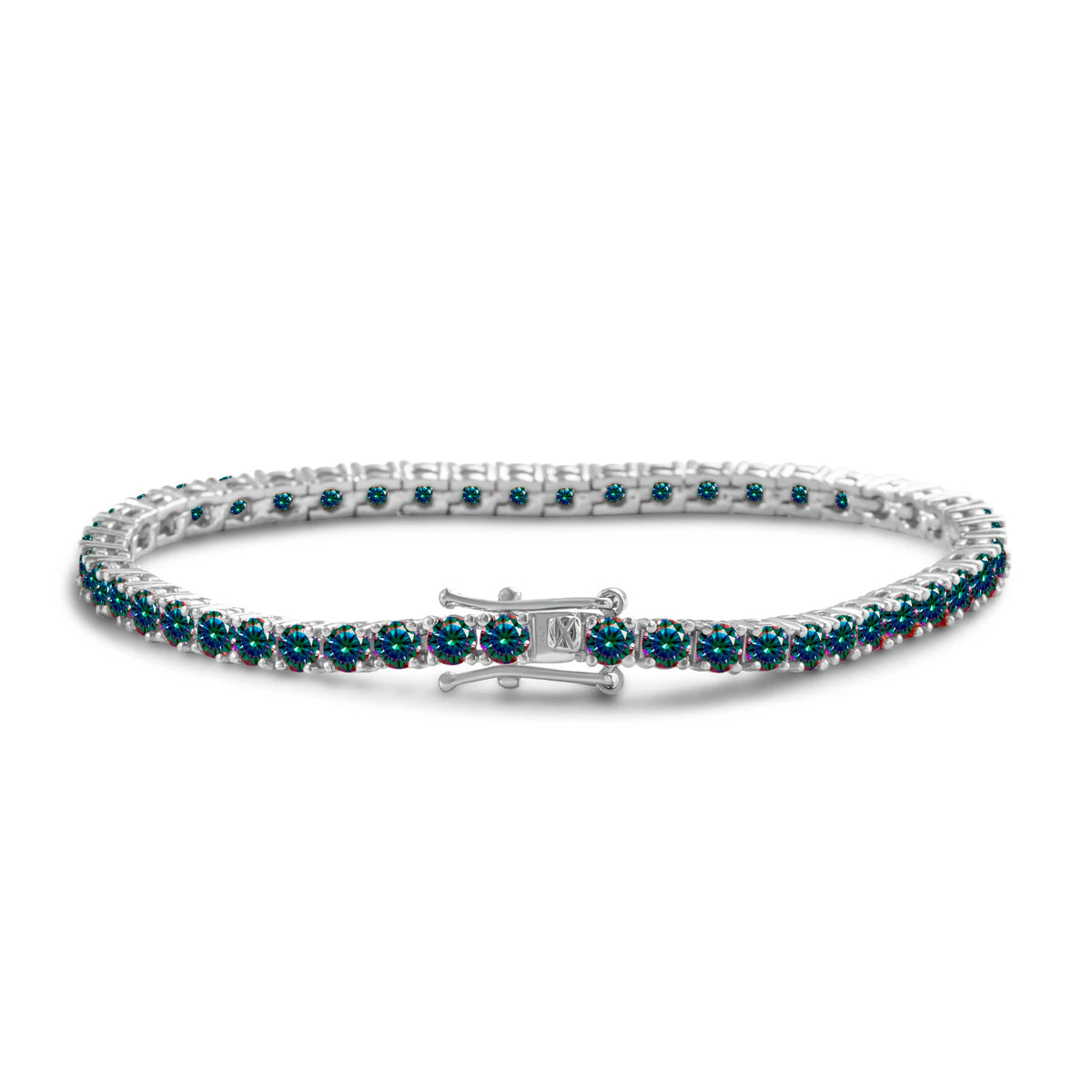 TY 925 Sterling Silver Moissanite Tennis Necklace & Bracelet For Women Men D-Color Moissanite Necklace Hip-Hop Tennis Chain