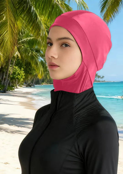 1PCS Burkini Femme Hijab Swim Bathing Hijab Women Summer Beach Instant Turban Cap