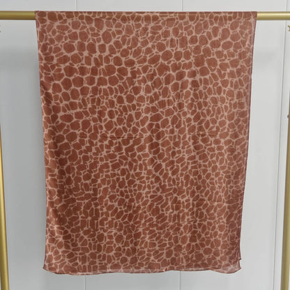 New Double-sided Print Modal Hijab Scarf Watercolor Leopard Prairie Hide Print Hijabs for Women Muslim Fashion Turbans for Women