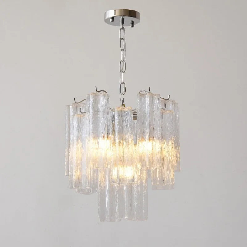 Designer Murano Ceiling Chandeliers Pink Colorful Glass LED Hanging Pendant Lights for Living Dining Room Bar Villa Art Lighting