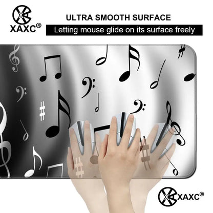 Musical Symbols Mouse Pad large keyboard mouse desk pad non-slip rubber gaming mouse pad laptop mouse carpet XAXC