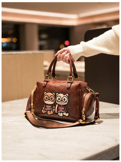 Fashion Luxury Brand Ladies Shoulder Bag Cartoon Bear Women's Crossbody Bag High Quality Tote Bag Waterproof Women's Hanbags