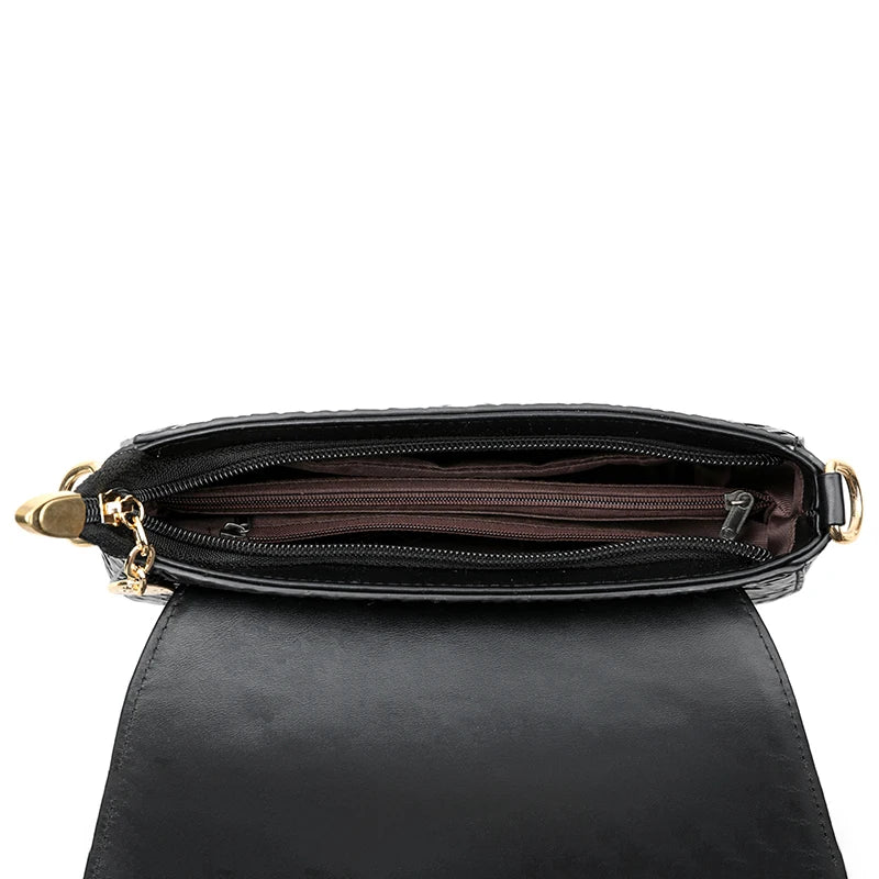 High Quality Soft Leather Purse Fashion Women Shoulder Messenger Bag Multi-pocket Wear-resistant Bag Luxury Ladies Handbag Sac