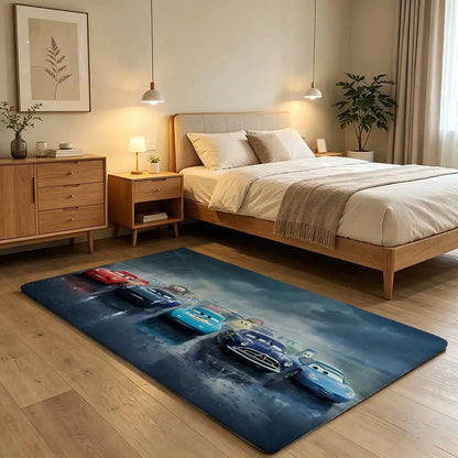 Anime-L-lightning-M-mcqueenS Cool Carpet Bathroom Anti-slip Mat Door Mat Home Decoration Mat Entrance Door Mat Scratch-resistant