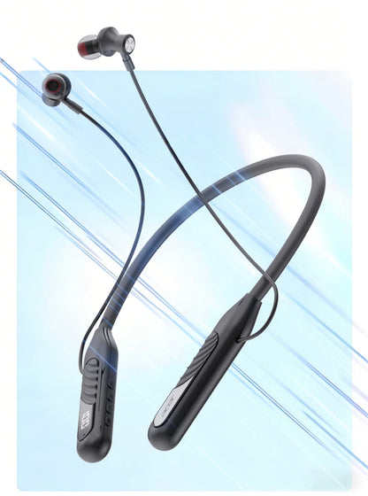 Acer OHR635 Neckband Bluetooth Headphones 40H Playtime Digital Display Wireless 6.0 Earphones with Mic