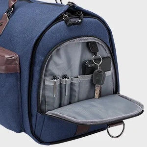Portable clothing luggage bag, convertible business travel suit handbag, with shoulder strap / weekend daily travel bag