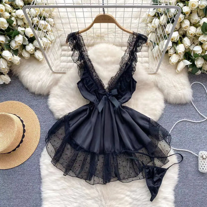 Women Lace Patchwork Velour Strappy Catsuits Fashion One Piece Combination Rompers Erotic Fashion Sexy Bunny Bodysuits Cosplay