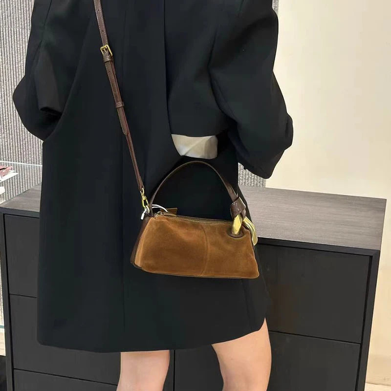 Fashion Shoulder Bag for Women Faux Suede Leather Female Handbags small ladies messenger Crossbody Bags Sac A Main bolsos
