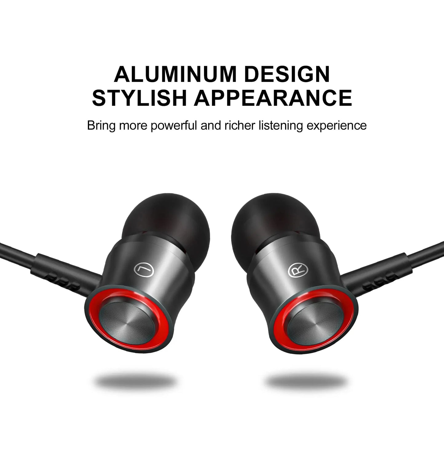 New Wired Headphones HiFi Surround Earphone Type C 3.5mm With Wire Control HD Mic Wired Earbuds For Samsung Galaxy S26 S25 S24