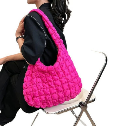 Cloud Crossbody Bag Soft Dumpling Tote Bag Fashion Satchel Bag Large Capacity Sling Bag Solis Color Casual Bags