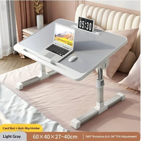 Bedroom Office Desk Compact Computer Study Height Adjustable Folding Laptop Bed Table Portable Computer Desk Student Dorm