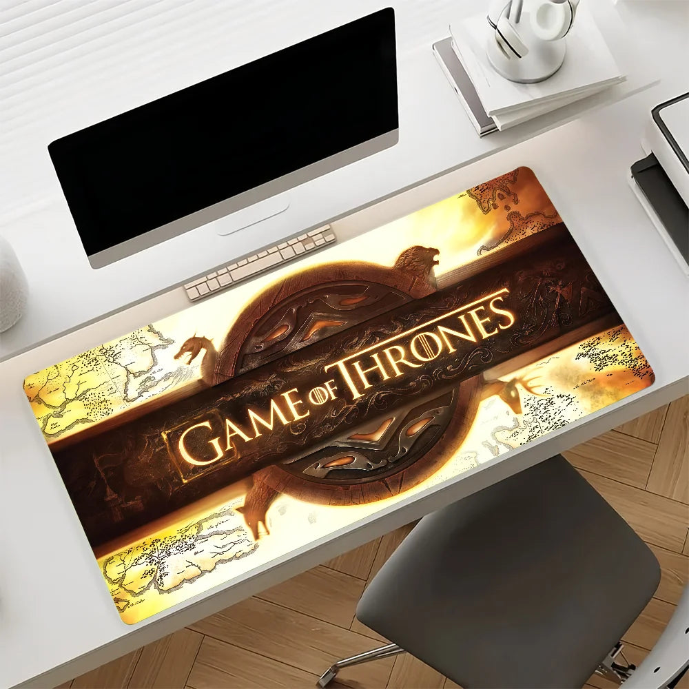 TV G-Game Of T-Thrones  Mouse Pad Non-slip Rubber Computer Mat Gamer Balance Decoracion Deskmat Laptop Office Large