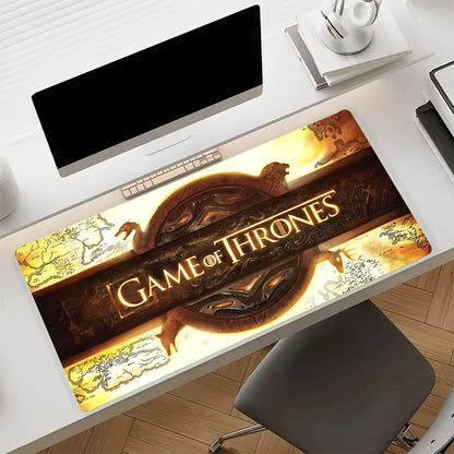 TV G-Game Of T-Thrones  Mouse Pad Non-slip Rubber Computer Mat Gamer Balance Decoracion Deskmat Laptop Office Large