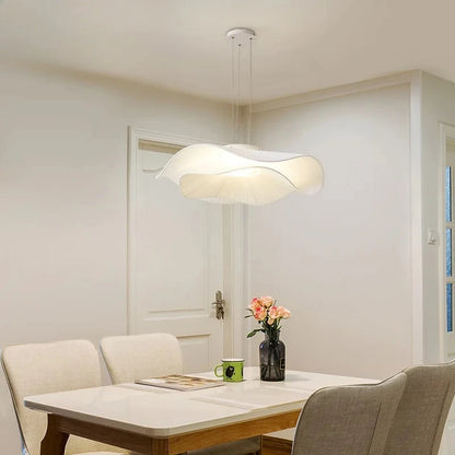 Nordic Modern Creative Restaurant Pendant Lamp Design Simple Lotus Leaf Hat Led Lights for Dining Living Room Bedroom Chandelier