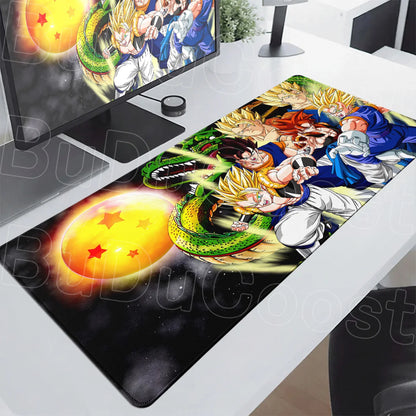 Hot Anime Dragon Ball Mouse Pad 30x60cm Manga Panel Laptop Office Goku Rubber Soft Table 30x80cm Pc Gaming Washable Non-Slip Mat