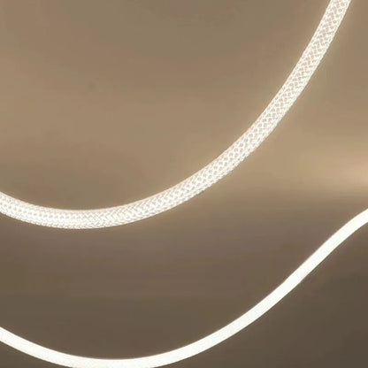 Modern LED Ceiling Chandelier Personality Braided Hose Lamp Ceiling Living Room Bedroom LED Lights Nordic Home Decor Suspension