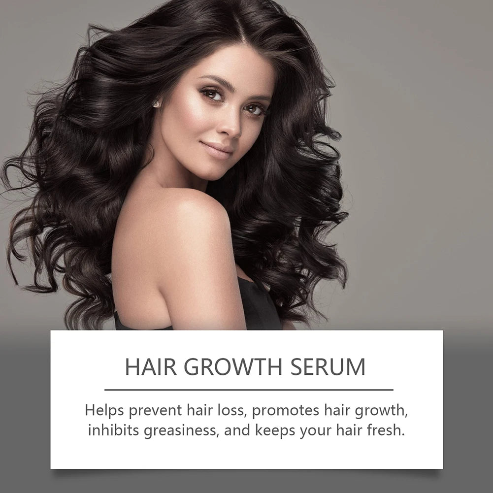 Hair Growth Serum Deoxyribose Sugars Gel Hair Growth Repair Dry Damage Smoothing Strengthen Hair Oil for Men Women Hair Care