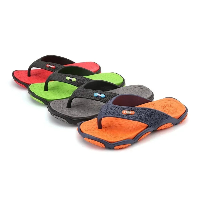 Mens Slippers Lightweight Sandals Summer Flip Flops Breathable Beach Shoes Sandals Men Luxury Flip Flops Breathable Men Slides
