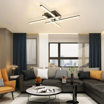 New Modern Led Ceiling Lights Black Ceiling Lamp for Living Room Bedroom Studyroom Led Lights for Room Ceiling Light Fixtures