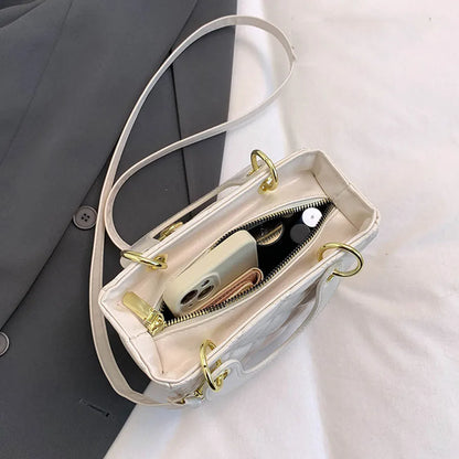 Faionable Lady Bag 2025 New Sle Small Diamond ID Crossbody Bag Small Fraance Sle Godd Handbag Women's Bag
