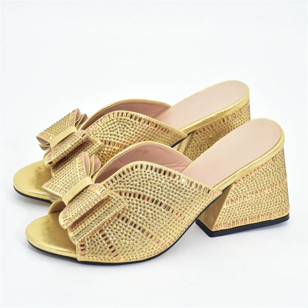 2026 Italian Elegant Women Party Pumps Decorated with Rhinestone Plus Size Women Shoes 43 High Heels Women Pumps Platform Heels