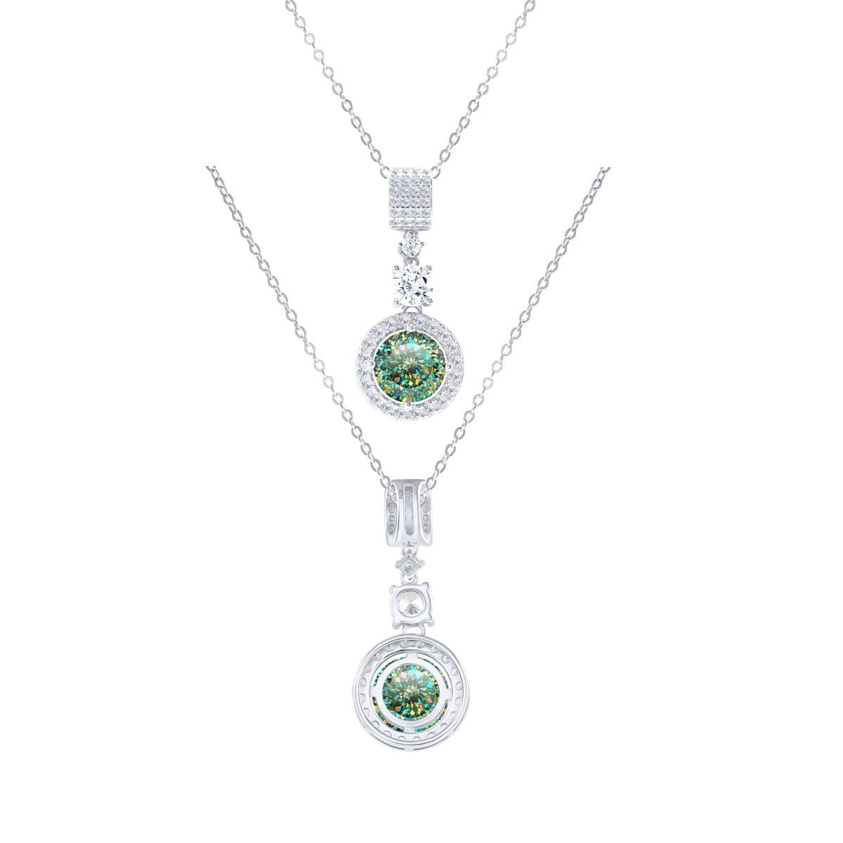 TY 5CT DColor Moissanite 925 Sterling Silver Pendant Necklace Fine Jewelry Necklace Women Fashion Accessories For Party Wedding