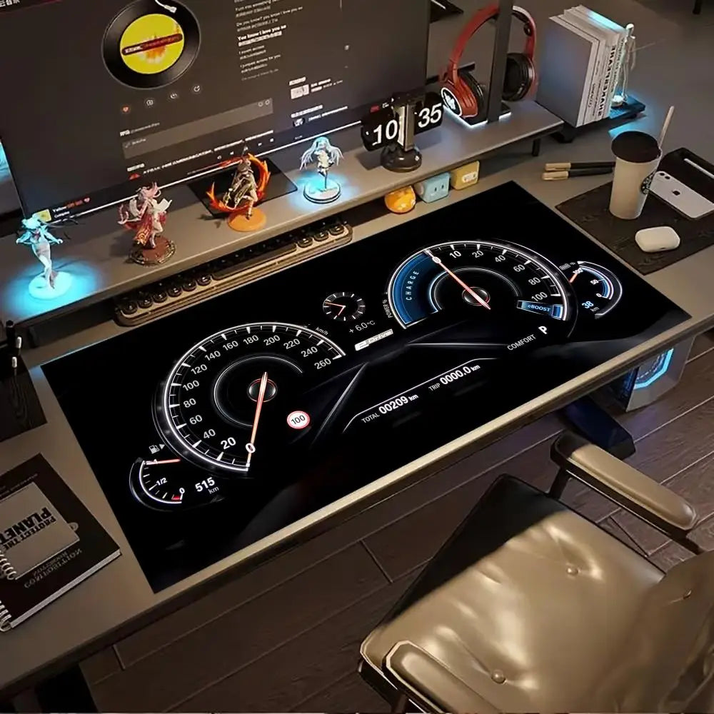 XXL Car Dashboard Mouse Pad Large Computer Office Game Table Mats  Rubber Anti-slip Gaming Keyboard Mousepads Long Desk Pads