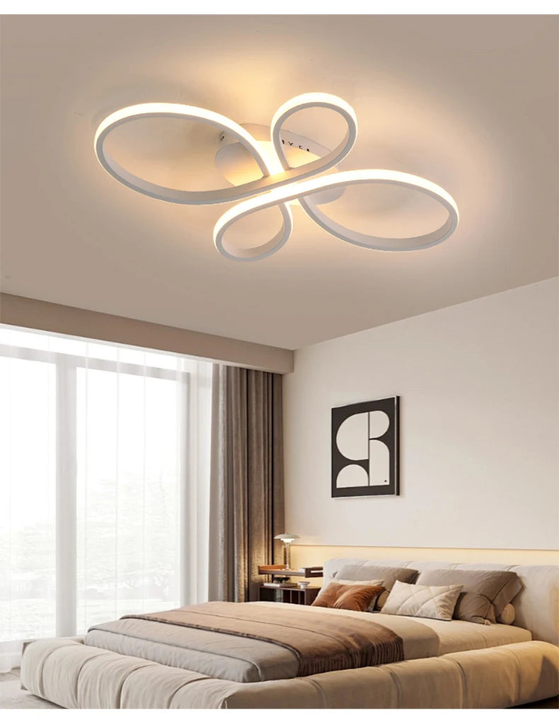 Simple Led Ceiling Light Creative Living Room Bedroom Study Dining Room Ceiling Lamp Nordic Modern Home Indoor Lighting Fixtures