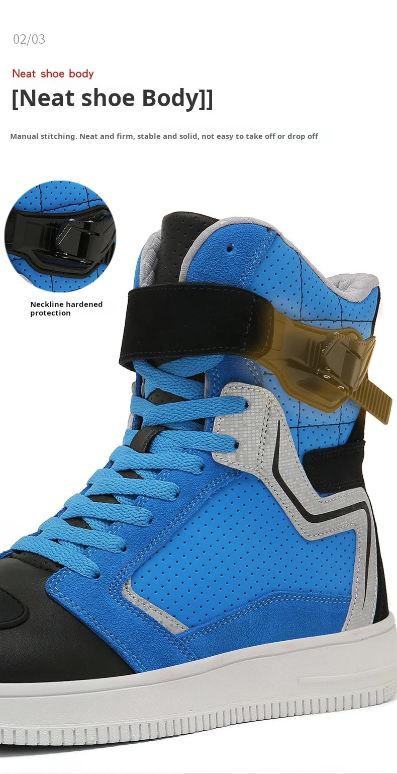 Professional Racing Drivers Outdoor Motor Can Racing Boots Stylish and Durable Motorbike Boots Off-road Road Motorcycle Shoes