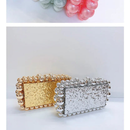 Luxury Design Shoulder Crossbody Bag Fashion New Evening Clutch Bag Ladies Handbag Acrylic Transparent Small Square Bag Female
