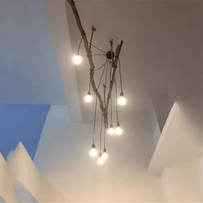 DIY Spider Lights Vintage Chandelier Edison Industrial Hanging Lamp Ceiling Multiple Pendant Light Kitchen Farmhouse Living Room