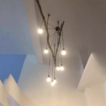 DIY Spider Lights Vintage Chandelier Edison Industrial Hanging Lamp Ceiling Multiple Pendant Light Kitchen Farmhouse Living Room