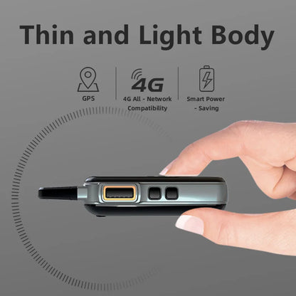 MOTOLOLA 4G Zello Walkie Talkie Android 8.1 System Aluminum Alloy Shell Ultra-Thin Body Wireless Intercom Radio Wi-Fi Bluetooth