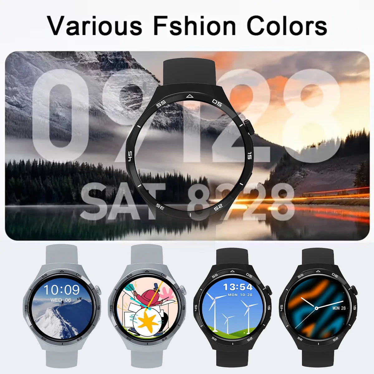 New Smartwatch Sports Fitness Bluetooth Call Smart Watches Heart Rate Monitoring Health watch for Android IOS for Men Women