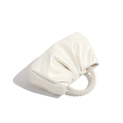 Fashion Pearl Handle Women Dinner Clutch Purse Handbags Luxury Design Ladies Square Shoulder Bags Female Small Messenger Bag
