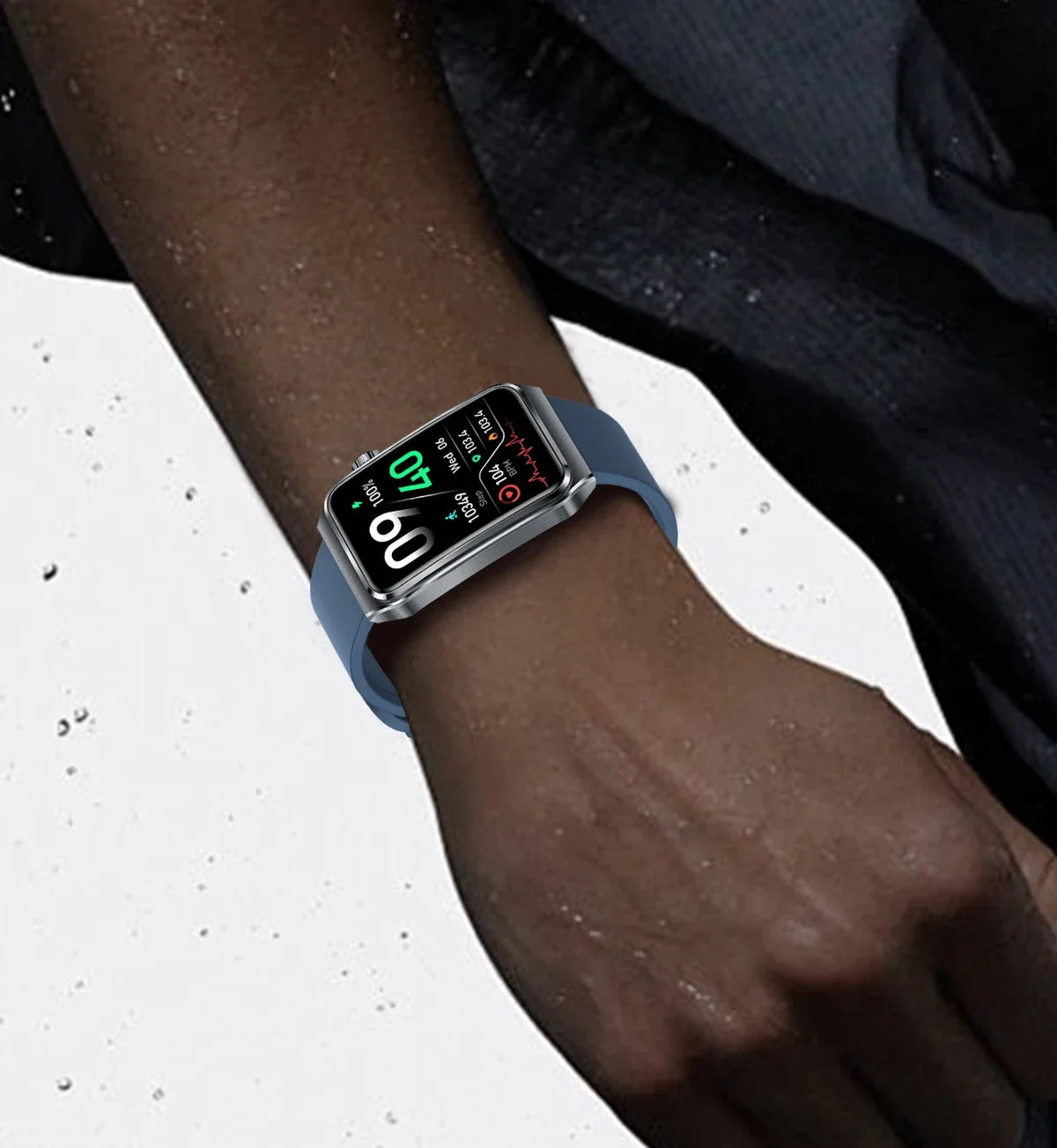 2025 New Nursing Grade ECG+PPG Pulse therapy Smartwatch Men Blood lipid Uric acid Bluetooth call Health Bracelet For Android iOS