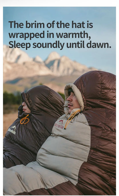Naturehike SnowBird Down Sleeping Bag Ultralight Waterproof Mummy Sleeping Bag Winter Duck Down Sleeping Bag SP400 SP700 SP1000