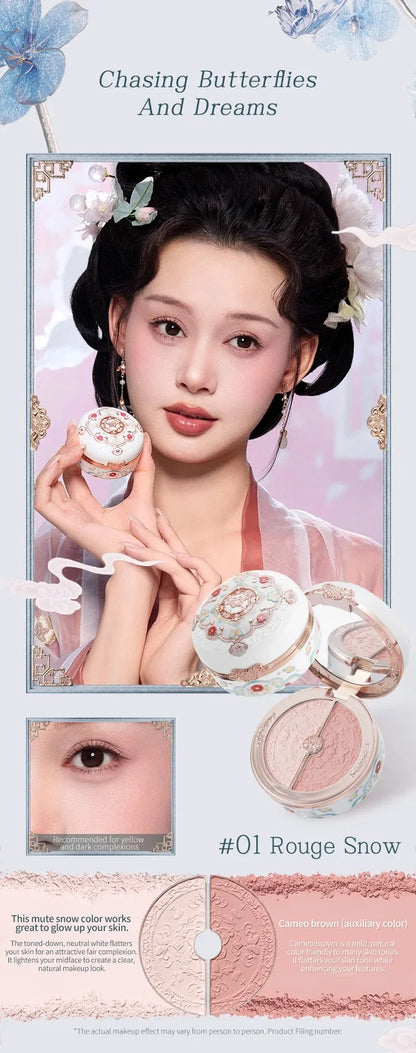 Flower Knows Makeup Set Box Full Swan Bear Garden Collection Embossed Blush Shine Lipstick Kit Foundation  All in Maquiagem Kit